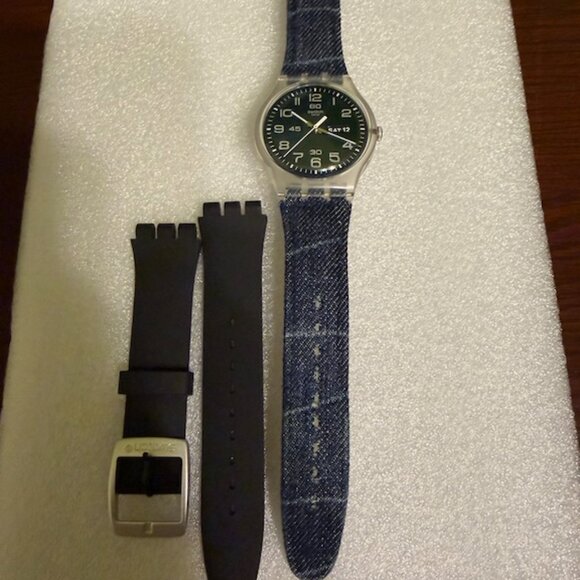 Swatch watch rebel blue face - Picture 2 of 6